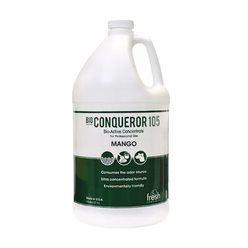 Bio Conqueror 105 Enzymatic Odor Counteractant Concentrate, Mango, 1 gal Bottle, 4/Carton Questions & Answers