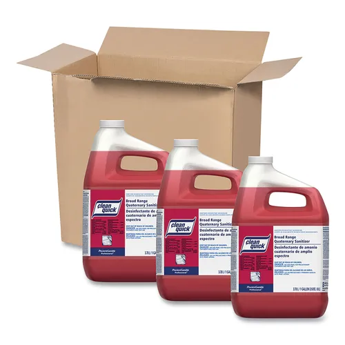 Broad Range Quaternary Sanitizer, Sweet Scent, 1 gal Bottle, 3/Carton Questions & Answers