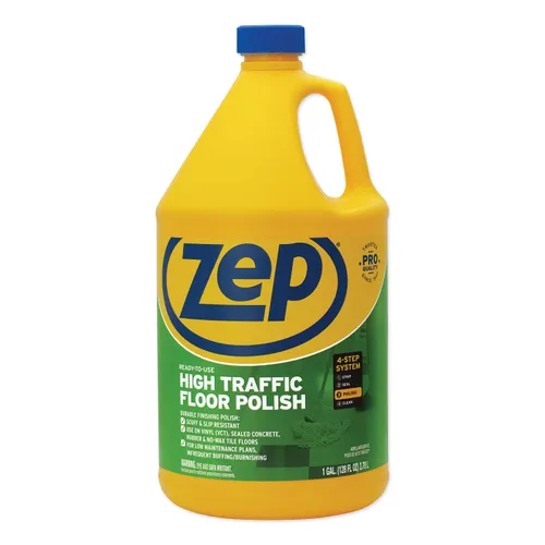 Am I suppose to mix ZPE1044999 - High Traffic Floor Polish with water while mopping my concrete?