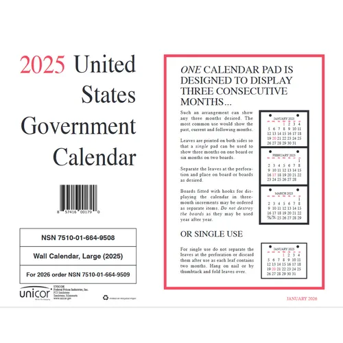 7510016649508, Perforated Monthly Wall Calendar, 11 x 9, White Sheets, 12-Month (Jan to Dec): 2025, 10/Pack Questions & Answers