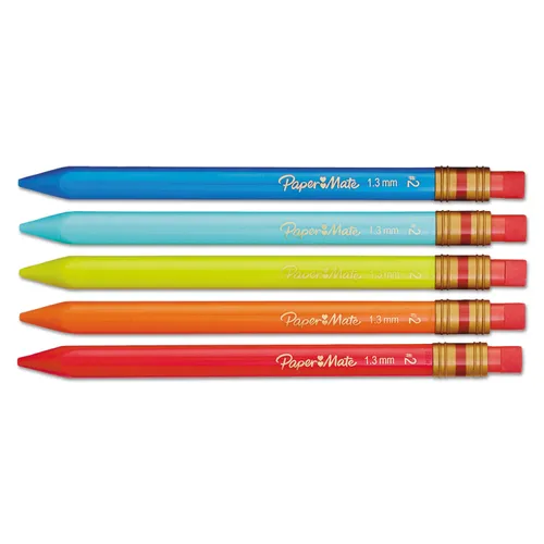 Mates Mechanical Pencils, 1.3 mm, Assorted, 5/Pack Questions & Answers