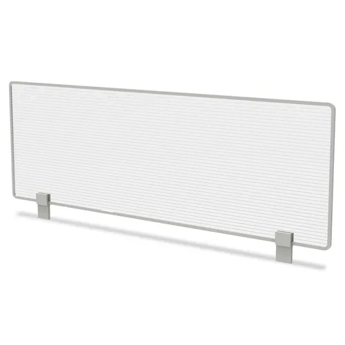 Trento Line Dividing Panel, Polycarbonate, 47.13w x 1.75d x 15.5h, Translucent Questions & Answers