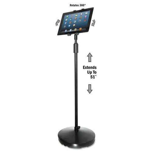 Floor Stand for iPad and Other Tablets, Black Questions & Answers