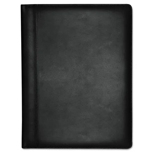 Executive Leather Padfolio, 9-1/2 x 12-1/2, Black Questions & Answers