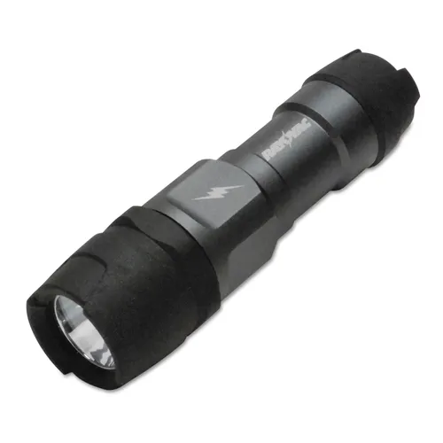 Virtually Indestructible LED Flashlight, 3 AAA Batteries (Included), Black Questions & Answers