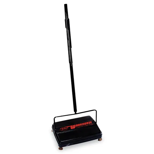 Workhorse Carpet Sweeper, 46" Handle, Black Questions & Answers