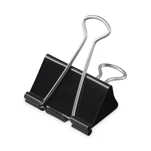 Binder Clip Zip-Seal Bag Value Pack, Mini, Black/Silver, 144/Pack Questions & Answers