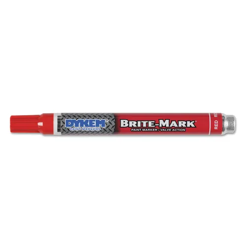 BRITE-MARK Paint Markers, Medium Bullet Tip, Red Questions & Answers