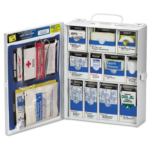 Can you please provide me with the product detail of the First Aid Only wall mount first aid kit of 136 pieces?