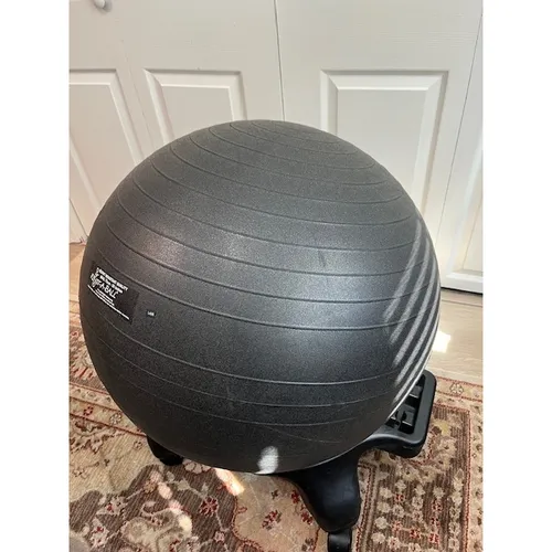 FitPro Ball Chair, Supports Up to 200 lb, Gray Questions & Answers