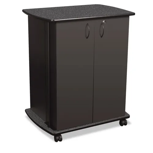 Mobile Utility Cart, 29-1/2"w x 20-3/4"d x 35-1/2"h, Black Questions & Answers