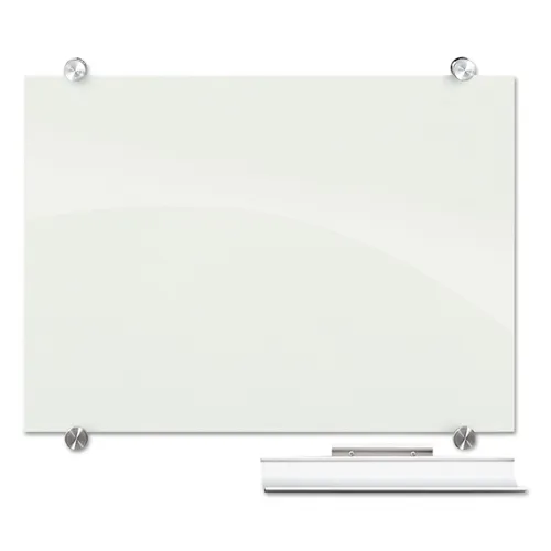 Visionary Magnetic Glass Board, Frameless, White Glossy, 96" X 48" X 1/8" Questions & Answers