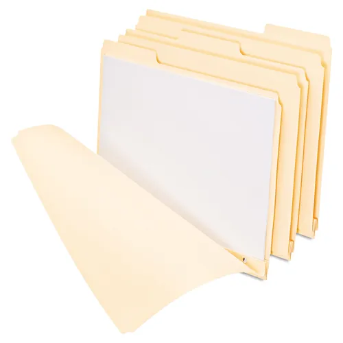 Three-Fastener File Folders, 1/3-Cut Tabs, Letter Size, Manila, 50/Box Questions & Answers