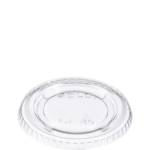 Portion/Souffle Cup Lids, Fits 3.25 oz to 9 oz Portion Cups, Plastic, Clear, 125/Pack, 20 Packs/Carton Questions & Answers