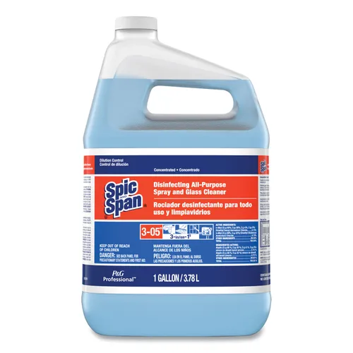 Disinfecting All-Purpose Spray and Glass Cleaner, Concentrated, 1 gal, 2/Carton Questions & Answers