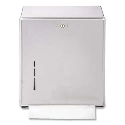 C-Fold/Multifold Towel Dispenser, 11.38 x 4 x 14.75, Stainless Steel Questions & Answers