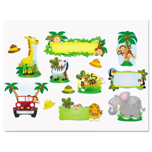 Is there a border to go with the jungle safari bulletin board set?