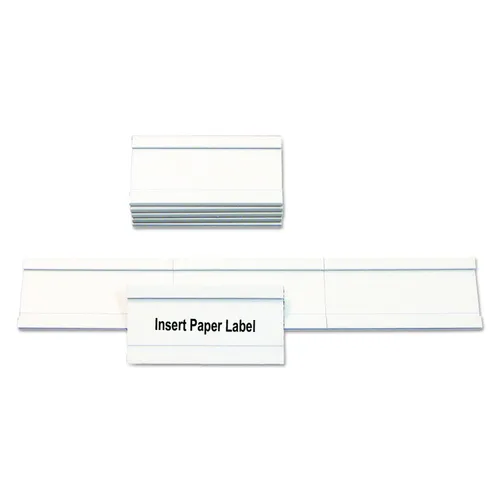 Magnetic Card Holders, 2w x 1h, White, 25/Pack Questions & Answers