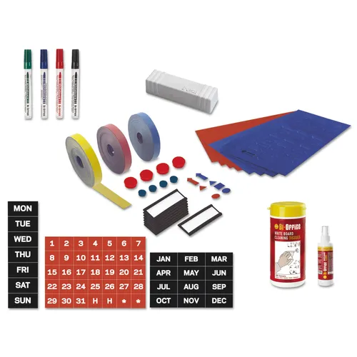 Magnetic Board Accessory Kit, Blue/Red Questions & Answers