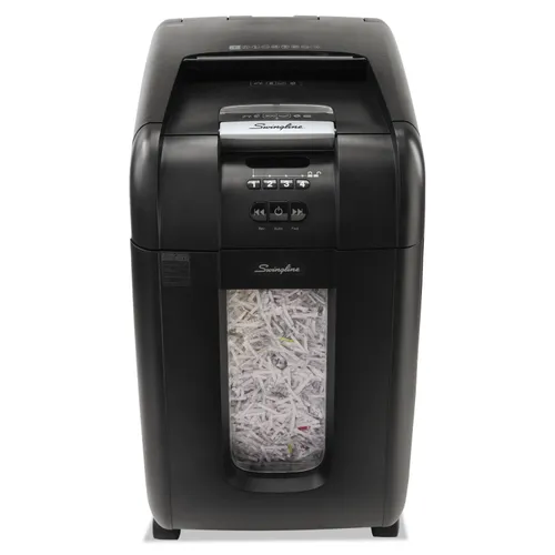 How often should I run an oil sheet through my Swingline 300x shredder?