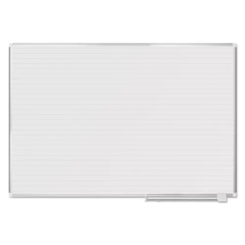 Ruled Magnetic Steel Dry Erase Planning Board, 72" x 48", White Surface, Satin Aluminum Frame Questions & Answers