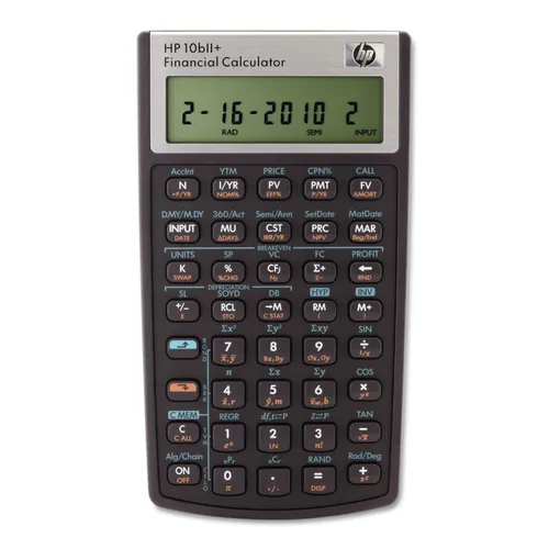 10bII+ Financial Calculator, 12-Digit LCD Questions & Answers