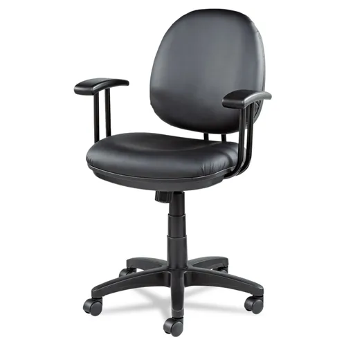 Alera Interval Series Swivel/Tilt Task Chair, Bonded Leather Seat/Back, Up to 275 lb, 18.11" to 23.22" Seat Height, Black Questions & Answers