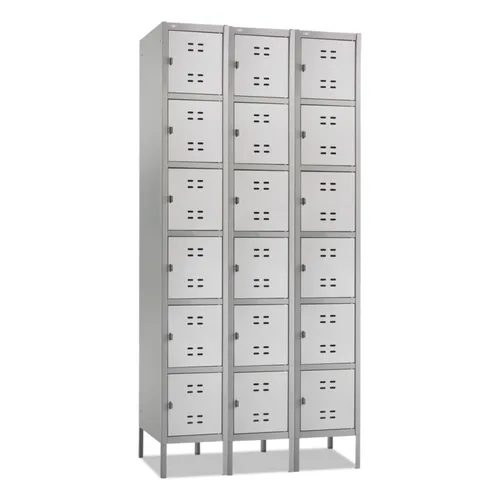 Do the 3 column Safco lockers use standard locks?  Do they provide locks with this item?