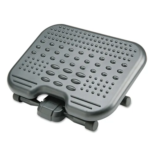 7195015909071, SKILCRAFT Kensington SoleMassage Ergonomic Footrest, 17w x 13d x 6.5h, Black Questions & Answers