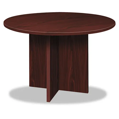 BL Laminate Series Round Conference Table, 48 dia. X 29 1/2h, Mahogany Questions & Answers