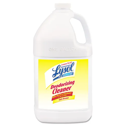 Disinfectant Deodorizing Cleaner Concentrate, 1 gal Bottle, Lemon, 4/Carton Questions & Answers