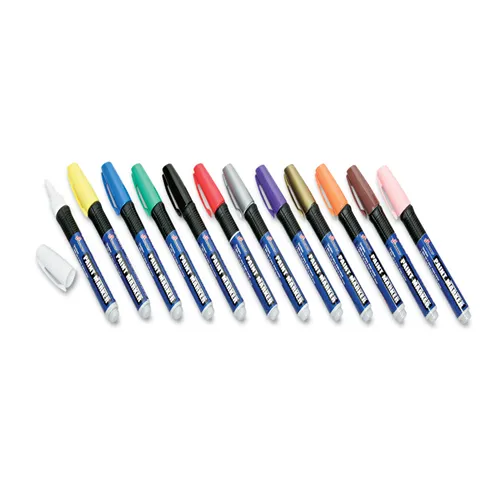 7520012074168, SKILCRAFT Paint Marker, Ergonomic Rubber Grip, Medium Bullet Tip, Assorted Colors, 12/Set Questions & Answers