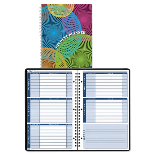 NONDATED ASSIGNMENT BOOK FOR INTERMEDIATE GRADES, 11 X 7, BLUE/WHITE PAGES Questions & Answers