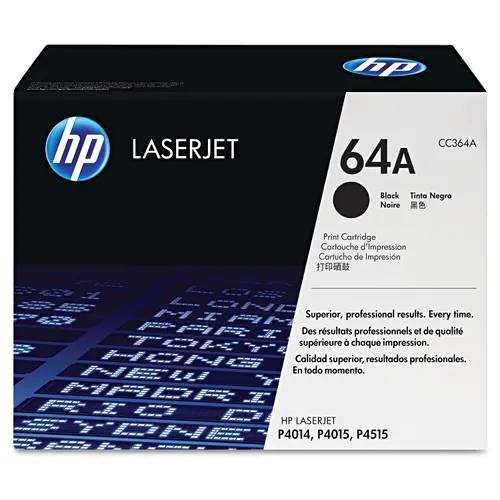 HP 64A, (CC364A-G) Black Original LaserJet Toner Cartridge for US Government Questions & Answers