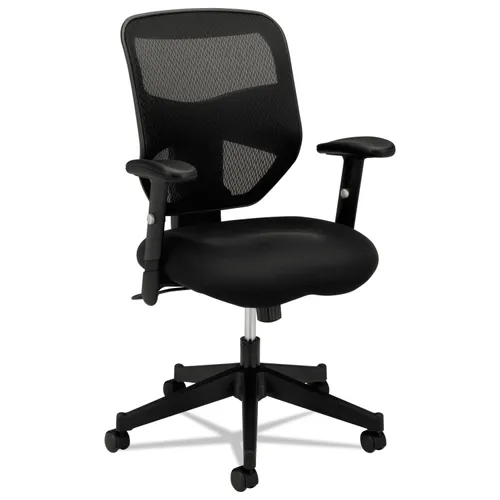 VL531 Mesh High-Back Task Chair with Adjustable Arms, Supports Up to 250 lb, 18" to 22" Seat Height, Black Questions & Answers