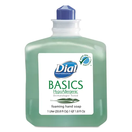 Basics Hypoallergenic Foaming Hand Wash, Honeysuckle, 1 L Questions & Answers