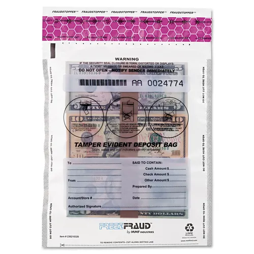 What is the thickness of the FREEZFraud Bags, 9 x 12, Clear, 100/Box by MMF Industries™ Item #: MMF236210320? I n