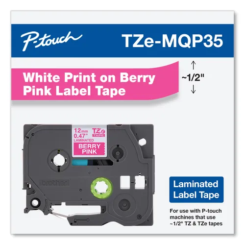 I have a Brother PT 65 printer, and I am wondering if this label TZeMQP35 is compatible with the machine.  I also n