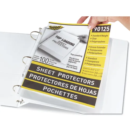 Top-Load Polypropylene Sheet Protectors, Standard, Letter, Clear, 2", 100/Box Questions & Answers