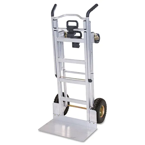 3-in-1 Convertible Hand Truck, 800 lb to 1,000 lb Capacity, 21.06 x 21.85 x 48.03, Aluminum Questions & Answers