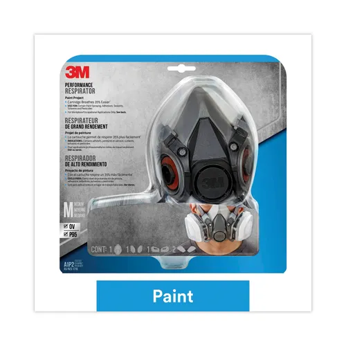 Half Facepiece Paint Spray/Pesticide Respirator, Medium Questions & Answers