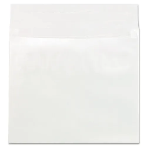 Deluxe Tyvek Expansion Envelopes, Open-Side, 4" Capacity, #15 1/2, Square Flap, Self-Adhesive Closure, 12 x 16, White, 50/CT Questions & Answers