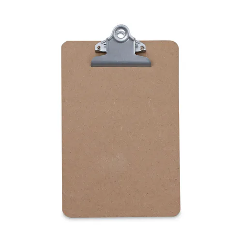 Hardboard Clipboard, 0.75" Clip Capacity, Holds 5 x 8 Sheets, Brown Questions & Answers