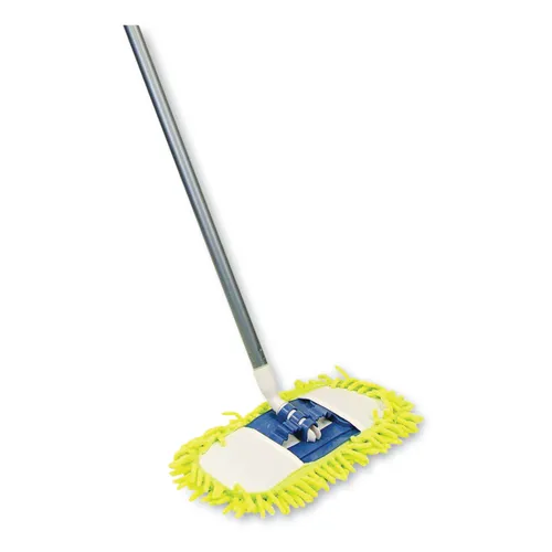 Microfiber Dust Mop, 48" Steel Handle, Blue Questions & Answers