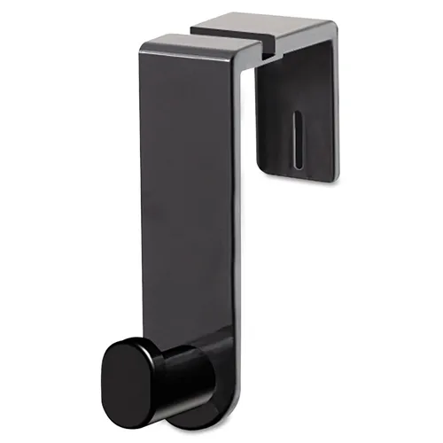 Plastic Coat Hook, 1-Hook, 1.75 x 5.25 x 4, Black Questions & Answers