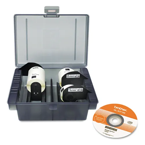 Ql Label Printer Get Inspired Starter Kit, 3 Rolls, Template Cd, Storage Case Questions & Answers