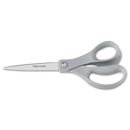 Contoured Performance Scissors, 8" Long, 3.5" Cut Length, Gray Straight Handle Questions & Answers