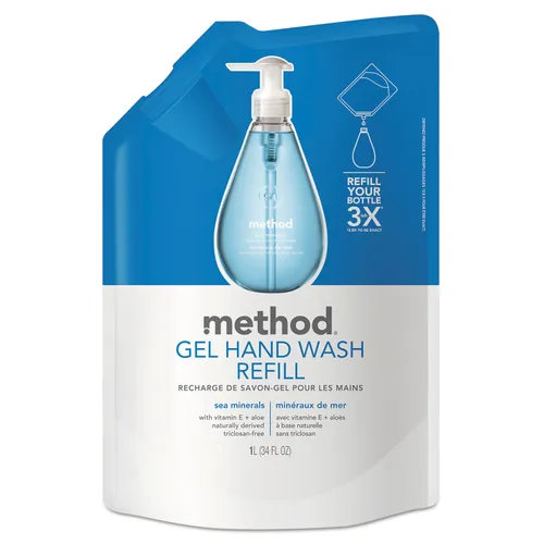 Gel Hand Wash Refill, Sea Minerals, 34 oz Pouch Questions & Answers