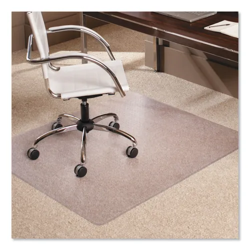 EverLife Moderate Use Chair Mat for Low Pile Carpet, Rectangular, 46 x 60, Clear Questions & Answers