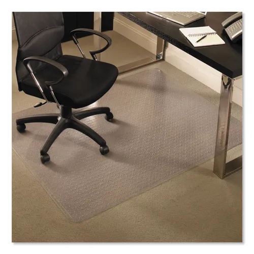 EverLife Chair Mats for Medium Pile Carpet, Rectangular, 46 x 60, Clear Questions & Answers